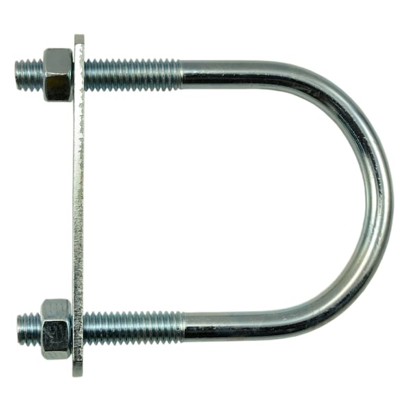 Midwest Fastener Round U-Bolt, 5/16"-18, 1-3/8 in W, 2-1/2 in H, Plain 18-8 Stainless Steel, 10 PK 52276 - main